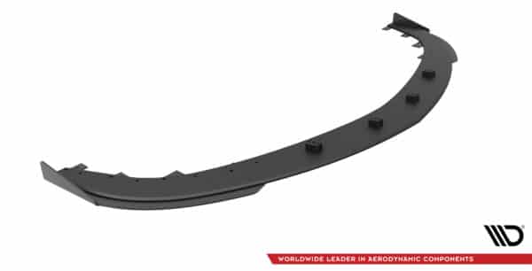 MAXTON DESIGN - Street Pro Spoiler pod predný nárazník V.1 + Splitre Mazda 3 MPS Mk1, Čierna Matná – Obrázok 6