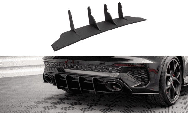 MAXTON DESIGN - Street Pro Zadný difúzor Audi RS3 Sportback 8Y, Čierna Matná