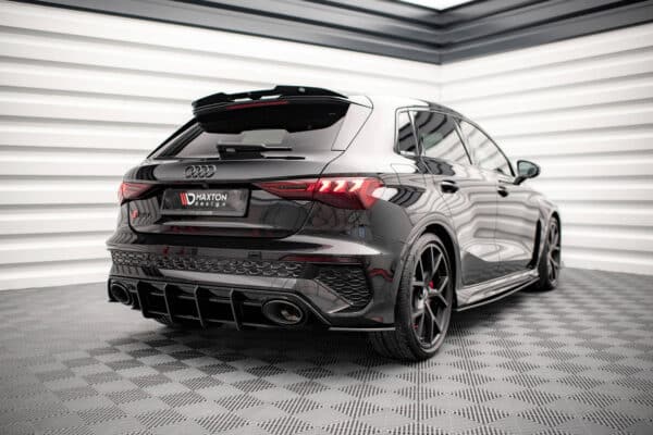MAXTON DESIGN - Street Pro Zadný difúzor Audi RS3 Sportback 8Y, Čierna Matná – Obrázok 4