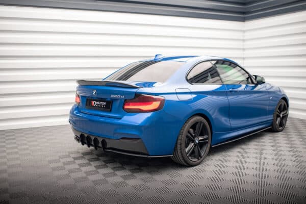 MAXTON DESIGN - Street Pro Zadný difúzor vhodné pre BMW 2 M-Pack F22, Čierna Matná – Obrázok 3