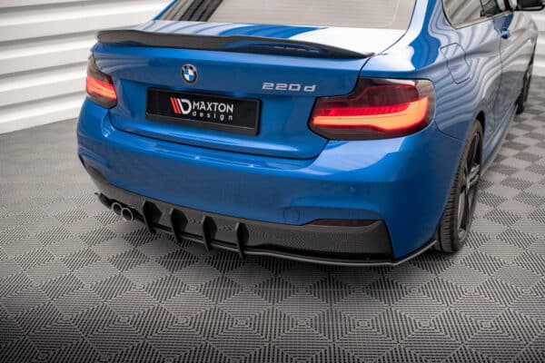 MAXTON DESIGN - Street Pro Zadný difúzor vhodné pre BMW 2 M-Pack F22, Čierna Matná – Obrázok 4