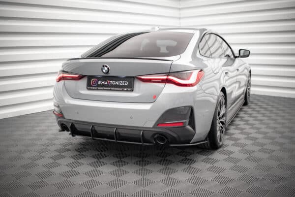 MAXTON DESIGN - Street Pro Zadný difúzor vhodné pre BMW 4 Gran Coupe M-Pack G26, Čierna Matná – Obrázok 4