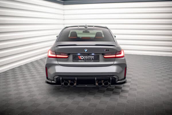 MAXTON DESIGN - Street Pro Zadný difúzor vhodné pre BMW M3 G80, Čierna Matná – Obrázok 3