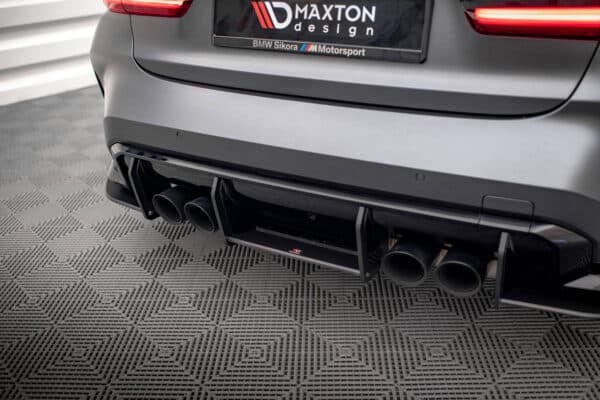MAXTON DESIGN - Street Pro Zadný difúzor vhodné pre BMW M3 G80, Čierna Matná – Obrázok 4