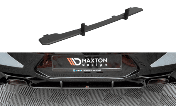 MAXTON DESIGN - Street Pro Zadný difúzor vhodné pre BMW X4 M-Pack G02 Facelift, Čierna Matná