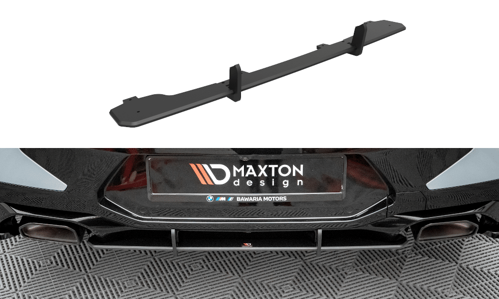 MAXTON DESIGN - Street Pro Zadný difúzor vhodné pre BMW X4 M-Pack G02 Facelift, Čierna Matná