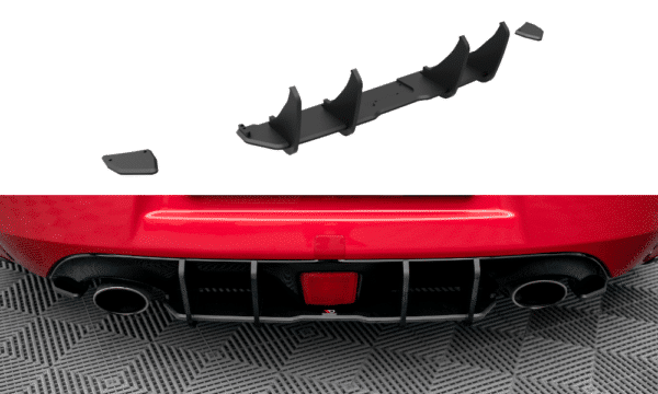 MAXTON DESIGN - Street Pro Zadný difúzor Nissan 370Z, Čierna Matná