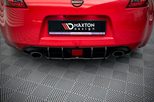 MAXTON DESIGN - Street Pro Zadný difúzor Nissan 370Z, Čierna Matná – Obrázok 2