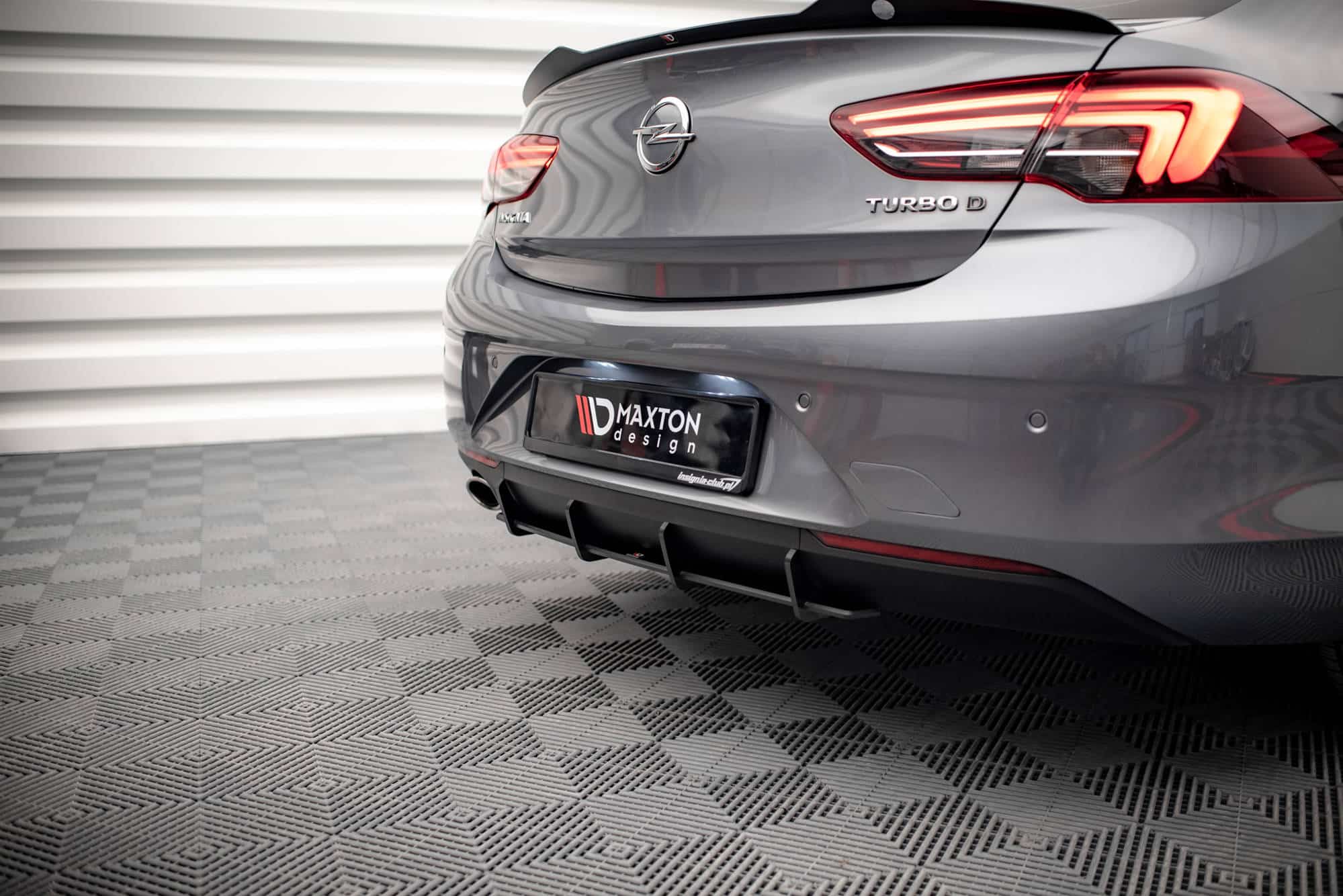 MAXTON DESIGN - Street Pro Zadný difúzor Opel Insignia Mk2, Čierna Matná – Obrázok 4