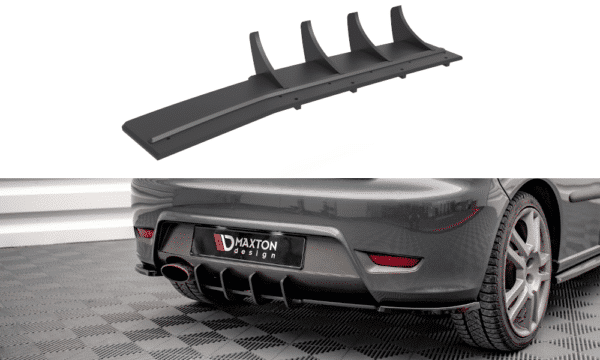 MAXTON DESIGN - Street Pro Zadný difúzor Seat Ibiza Cupra Mk3, Čierna Matná