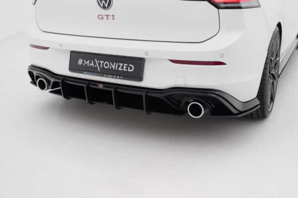 MAXTON DESIGN - Street pro difúzor  Volkswagen Golf GTI Mk8, Čierny mat – Obrázok 3