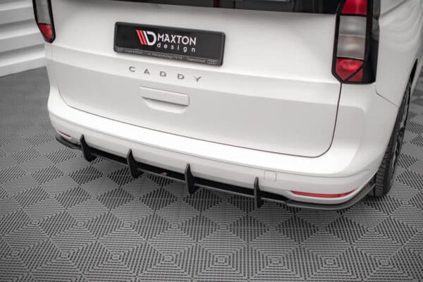 MAXTON DESIGN - Street Pro Zadný difúzor Volkswagen Caddy Mk5, Čierna Matná – Obrázok 2