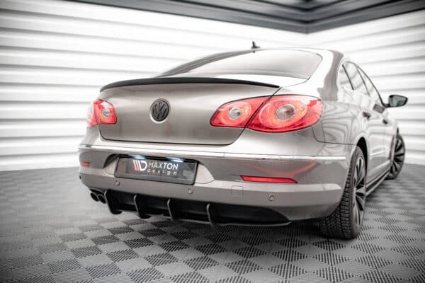 MAXTON DESIGN - Street Pro Zadný difúzor Volkswagen Passat CC, Čierna Matná – Obrázok 2