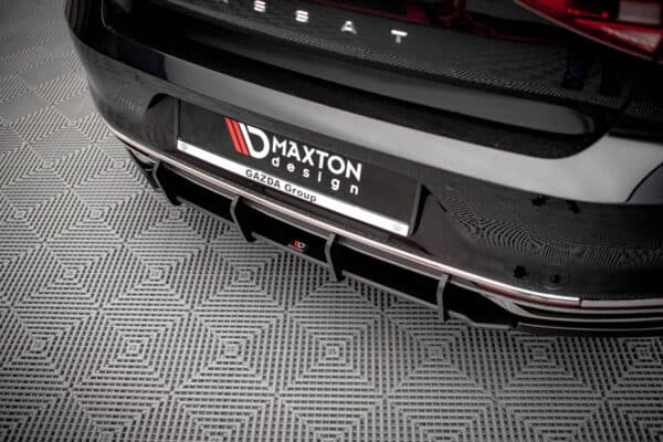 MAXTON DESIGN - Street Pro Zadný difúzor Volkwagen Passat B8 Facelift, Čierna Matná – Obrázok 3