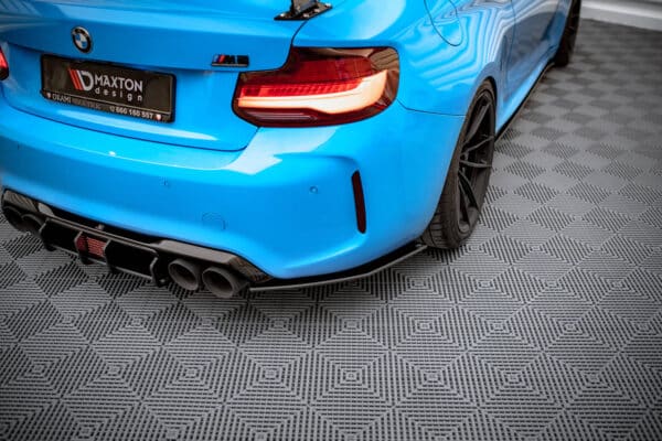 MAXTON DESIGN - Street Pro Bočné zadné difúzory vhodné pre BMW M2 F87, Čierna Matná – Obrázok 2
