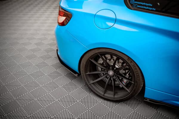 MAXTON DESIGN - Street Pro Bočné zadné difúzory vhodné pre BMW M2 F87, Čierna Matná – Obrázok 3