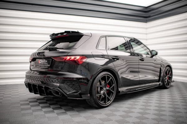 MAXTON DESIGN - Street Pro Zadné bočné difúzory Audi RS3 Sportback 8Y, Čierna Matná – Obrázok 4