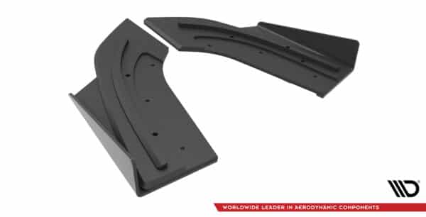 MAXTON DESIGN - Street Pro Bočné zadné difúzory + Splitre Mazda 3 MPS Mk1 US-Spec Version, Čierna Matná – Obrázok 6