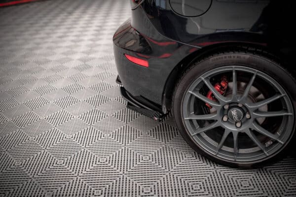 MAXTON DESIGN - Street Pro Bočné zadné difúzory + Splitre Mazda 3 MPS Mk1 US-Spec Version, Čierna Matná – Obrázok 4