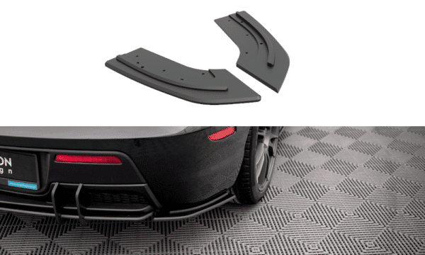 MAXTON DESIGN - Street Pro Bočné zadné difúzory Mazda 3 MPS Mk1 US-Spec Version, Čierna Matná