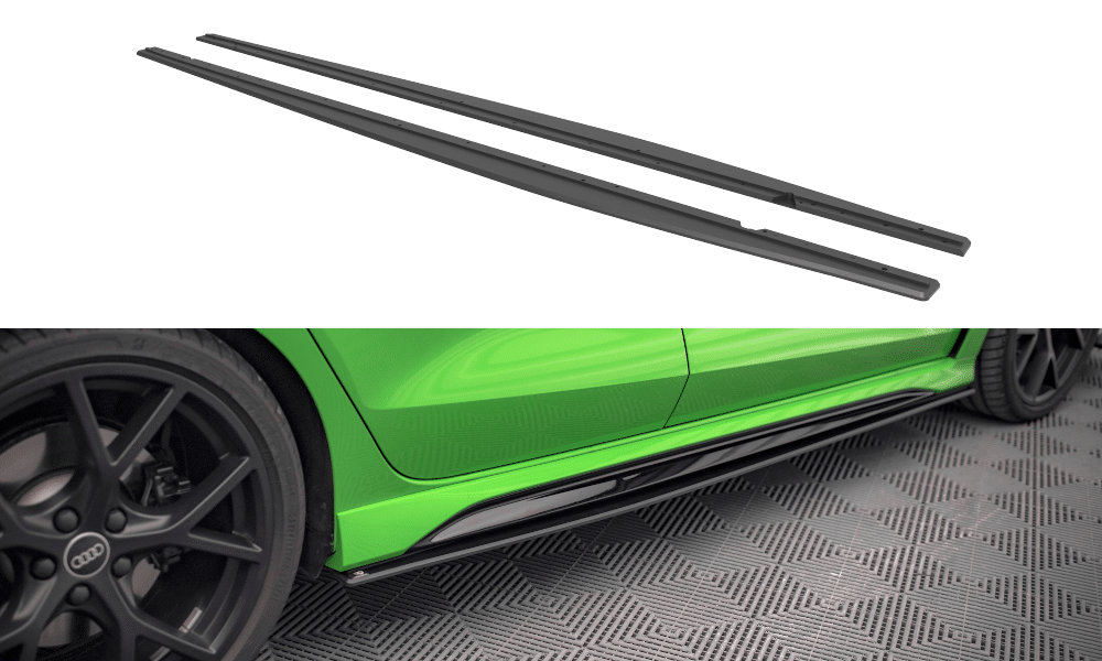MAXTON DESIGN - Street Pro Lišty pod bočné prahy Audi RS3 Sedan 8Y, Čierna Matná