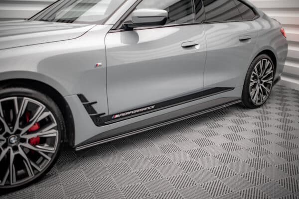 MAXTON DESIGN - Street Pro Lišty pod bočné prahy vhodné pre BMW 4 Gran Coupe M-Pack G26, Čierna Matná – Obrázok 2