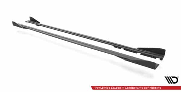 MAXTON DESIGN - Street Pro Lišty pod bočné prahy + Splitre vhodné pre BMW M2 F87, Čierna Matná – Obrázok 6