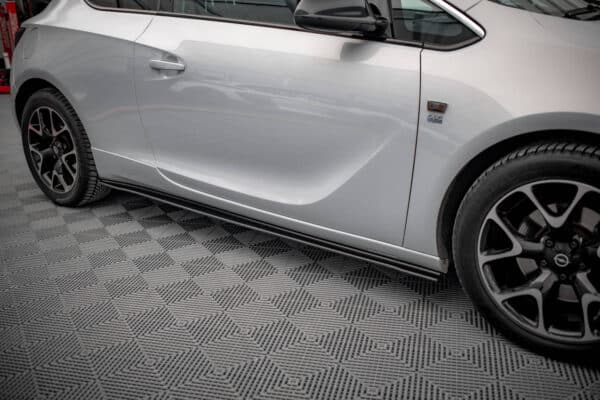 MAXTON DESIGN - Street Pro Lišty pod bočné prahy Opel Astra GTC OPC-Line J, Čierna Matná – Obrázok 2