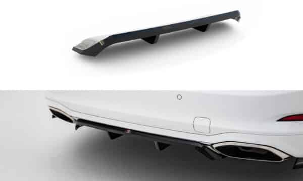 MAXTON DESIGN - Difúzor zadného nárazníka Ford Focus Vignale Estate Mk4, Čierny lesk