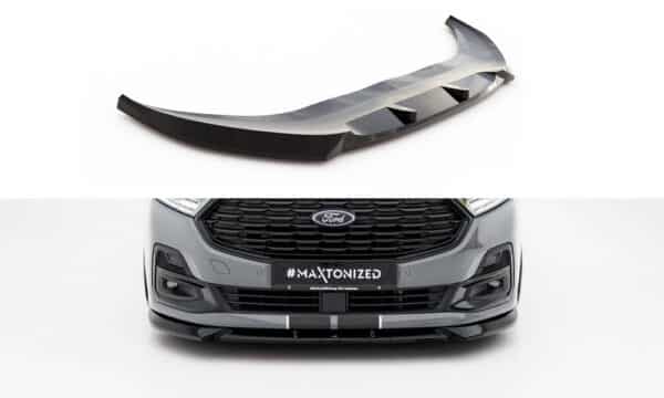 MAXTON DESIGN - Spoiler pod predný nárazník Ford Transit Connect Mk3, Čierny lesk