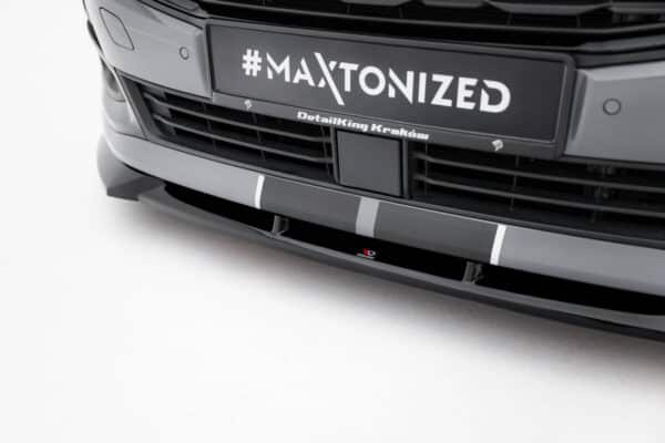 MAXTON DESIGN - Spoiler pod predný nárazník Ford Transit Connect Mk3, Čierny lesk – Obrázok 4