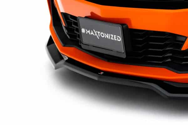 MAXTON DESIGN - Spoiler pod predný nárazník V.1 Chevrolet Camaro SS Mk6 Facelift, Čierny lesk – Obrázok 6