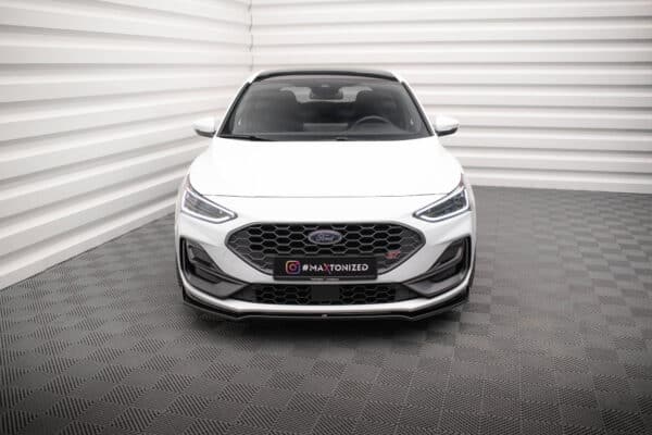 MAXTON DESIGN - Spoiler pod predný nárazník V.1 Ford Focus ST / ST-Line Mk4 Facelift, Čierny lesk – Obrázok 2
