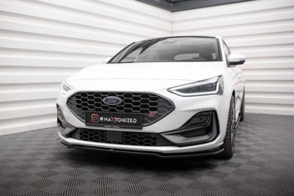 MAXTON DESIGN - Spoiler pod predný nárazník V.1 Ford Focus ST / ST-Line Mk4 Facelift, Čierny lesk – Obrázok 5