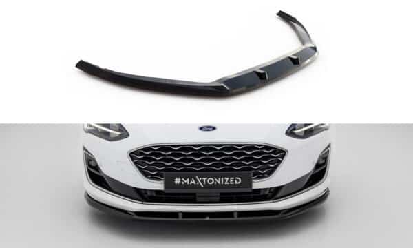 MAXTON DESIGN - Spoiler pod predný nárazník V.1 Ford Focus Vignale Estate Mk4, Čierny lesk