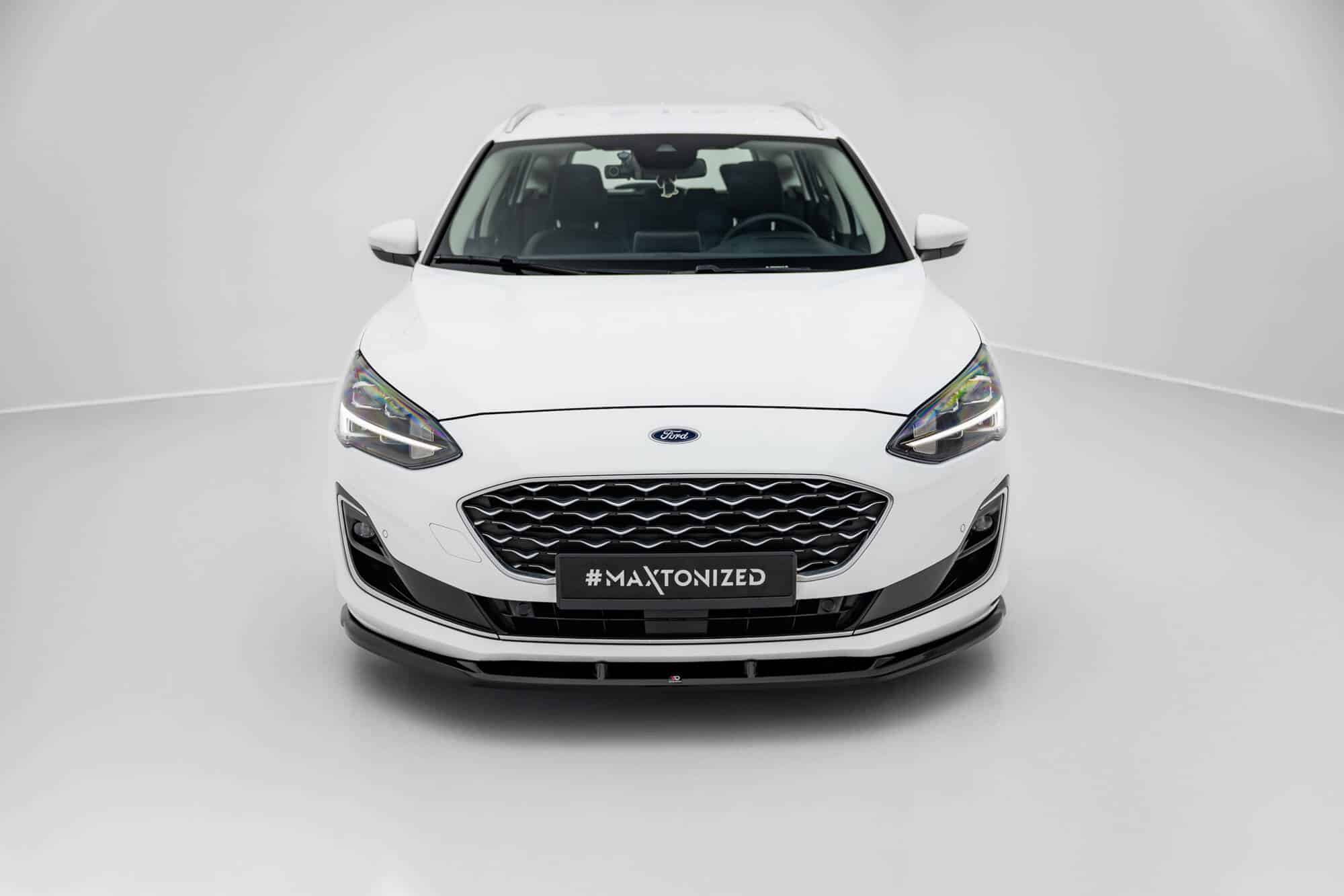 MAXTON DESIGN - Spoiler pod predný nárazník V.1 Ford Focus Vignale Estate Mk4, Čierny lesk – Obrázok 2