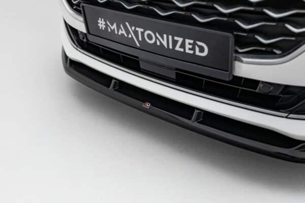 MAXTON DESIGN - Spoiler pod predný nárazník V.1 Ford Focus Vignale Estate Mk4, Čierny lesk – Obrázok 5