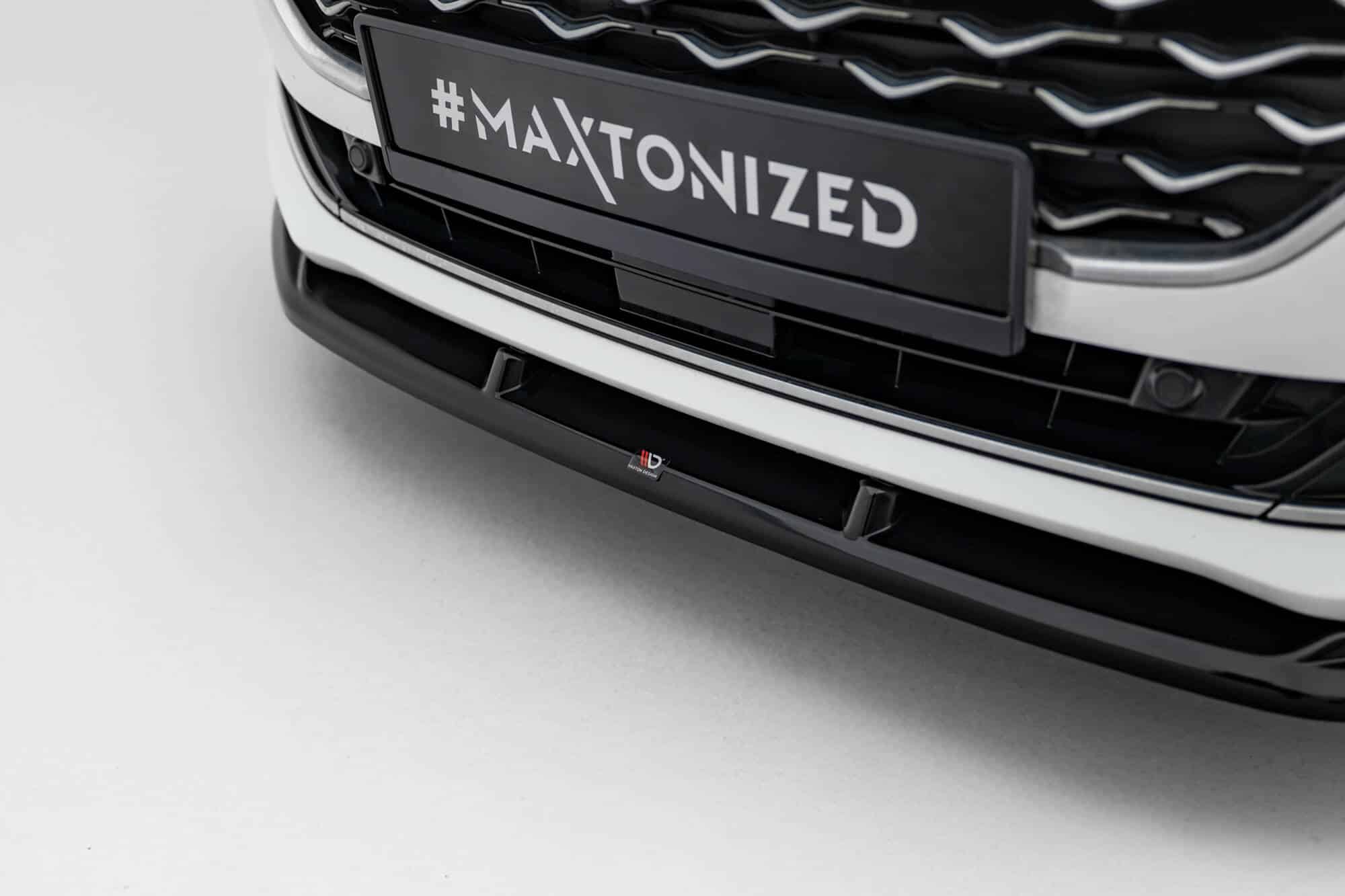 MAXTON DESIGN - Spoiler pod predný nárazník V.1 Ford Focus Vignale Estate Mk4, Čierny lesk – Obrázok 5