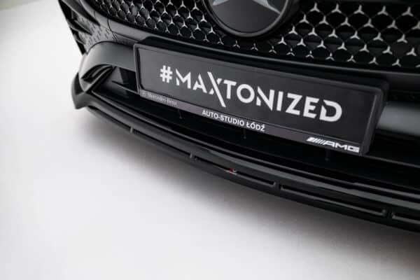 MAXTON DESIGN - Spoiler pod predný nárazník V.1 Mercedes-Benz CLE AMG-Line C236, Čierny lesk – Obrázok 4