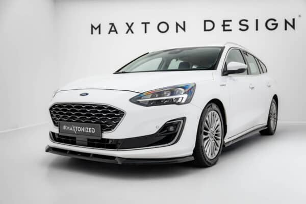 MAXTON DESIGN - Spoiler pod predný nárazník V.2 Ford Focus Vignale Estate Mk4, Čierny lesk – Obrázok 5