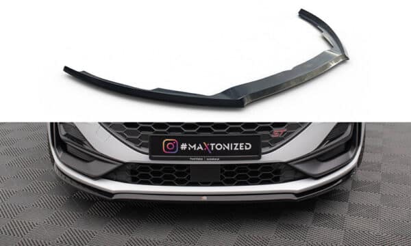 MAXTON DESIGN - Spoiler pod predný nárazník V.3 Ford Focus ST / ST-Line Mk4 Facelift, Čierny lesk
