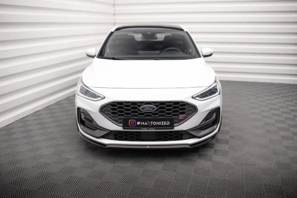 MAXTON DESIGN - Spoiler pod predný nárazník V.3 Ford Focus ST / ST-Line Mk4 Facelift, Čierny lesk – Obrázok 2