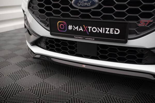 MAXTON DESIGN - Spoiler pod predný nárazník V.3 Ford Focus ST / ST-Line Mk4 Facelift, Čierny lesk – Obrázok 6