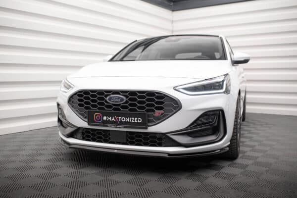 MAXTON DESIGN - Spoiler pod predný nárazník V.3 Ford Focus ST / ST-Line Mk4 Facelift, Čierny lesk – Obrázok 5