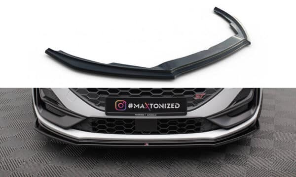 MAXTON DESIGN - Spoiler pod predný nárazník V.4 Ford Focus ST / ST-Line Mk4 Facelift, Čierny lesk