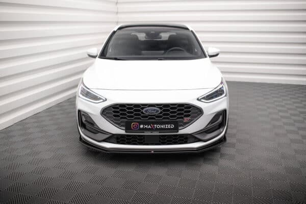 MAXTON DESIGN - Spoiler pod predný nárazník V.4 Ford Focus ST / ST-Line Mk4 Facelift, Čierny lesk – Obrázok 2