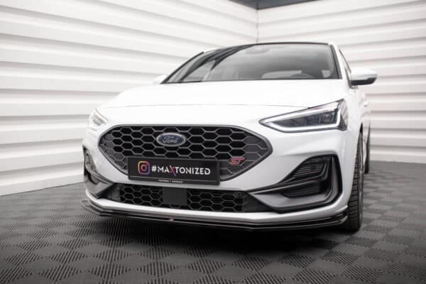 MAXTON DESIGN - Spoiler pod predný nárazník V.4 Ford Focus ST / ST-Line Mk4 Facelift, Čierny lesk – Obrázok 6