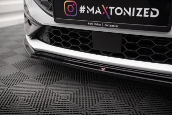 MAXTON DESIGN - Spoiler pod predný nárazník V.4 Ford Focus ST / ST-Line Mk4 Facelift, Čierny lesk – Obrázok 5
