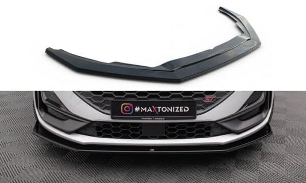 MAXTON DESIGN - Spoiler pod predný nárazník V.6 Ford Focus ST / ST-Line Mk4 Facelift, Čierny lesk
