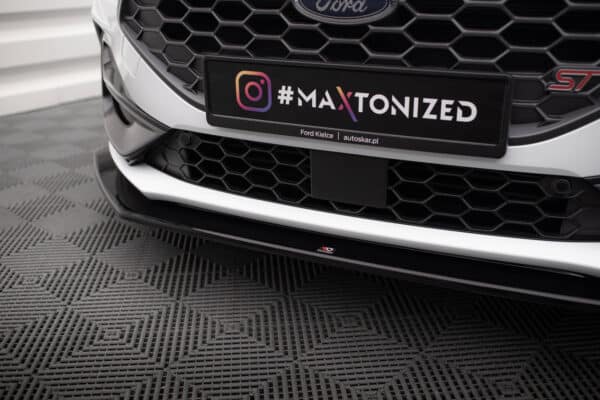MAXTON DESIGN - Spoiler pod predný nárazník V.6 Ford Focus ST / ST-Line Mk4 Facelift, Čierny lesk – Obrázok 6